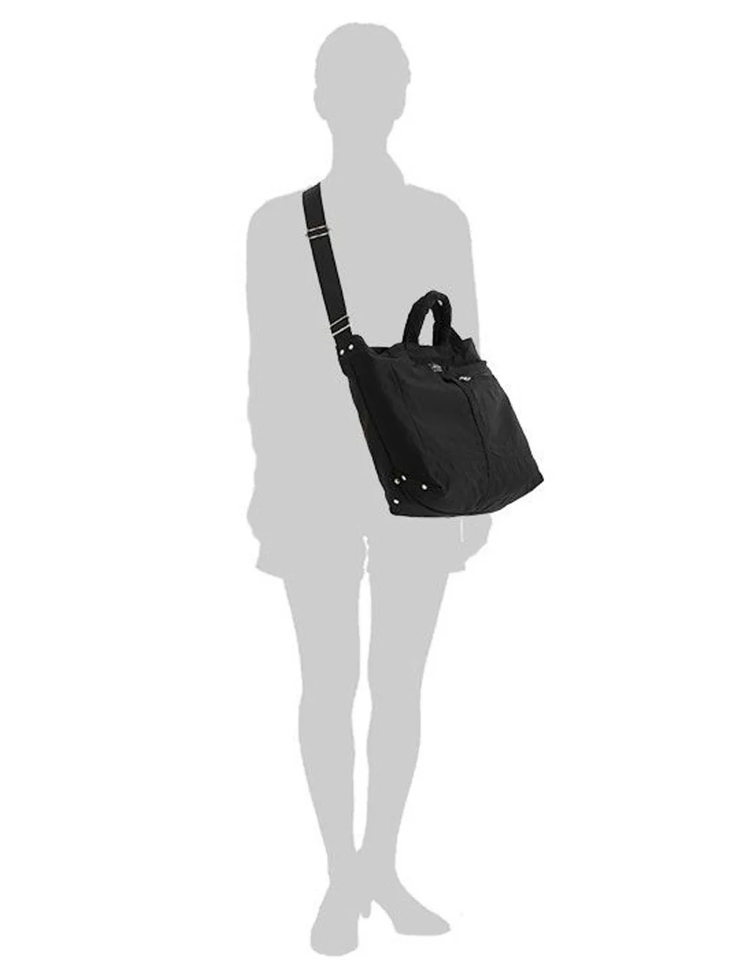 Mile 2Way Tote Bag (S) - Black