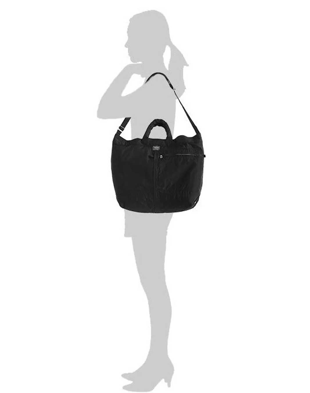 Mile 2Way Tote Bag (S) - Black