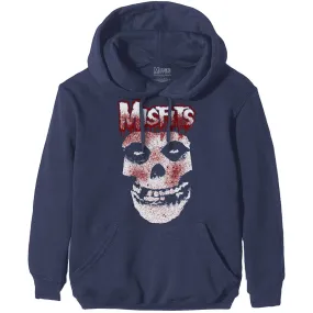 Misfits Navy Blood Drip Pullover Shirt