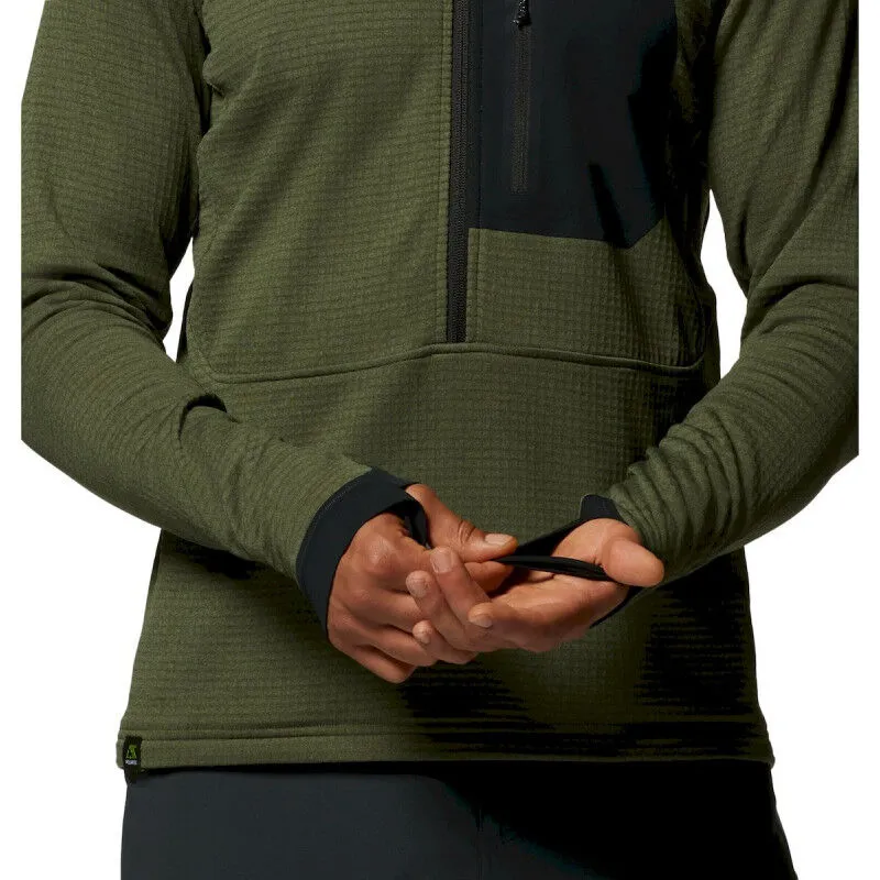 Mountain Hardwear Power Grid Half Zip Jacket - Windbreaker - Men