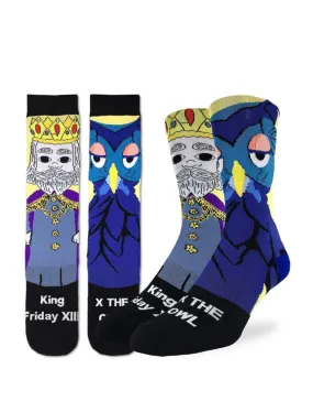 Mr. Rogers King Friday Socks