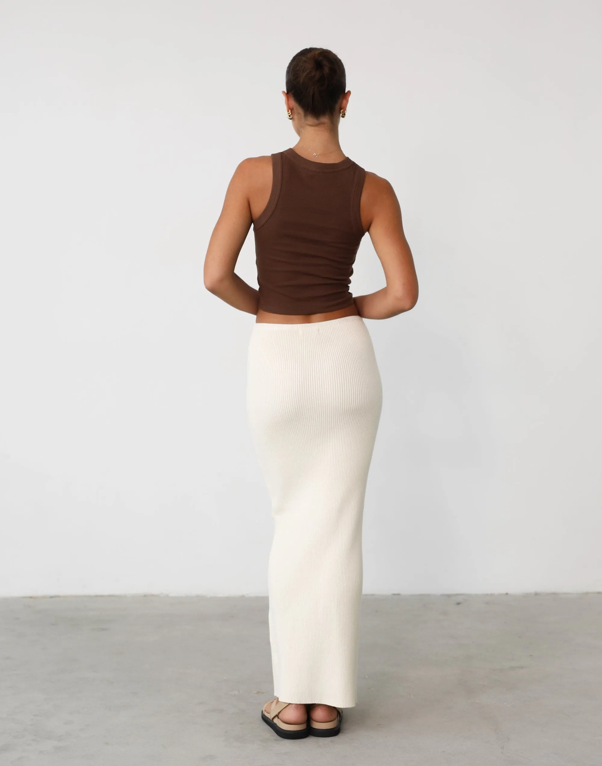 Nate Maxi Skirt Cream