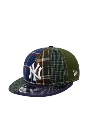 New York Yankees Green MLB Patch Panel Cap