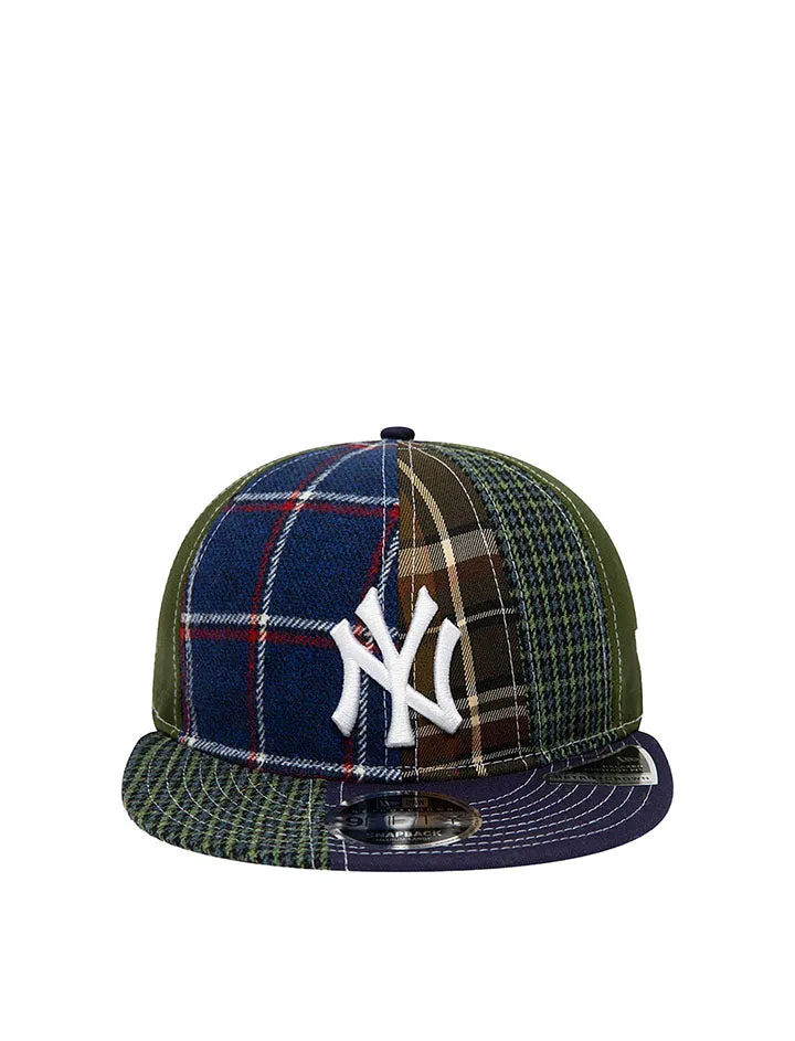 New York Yankees Green MLB Patch Panel Cap