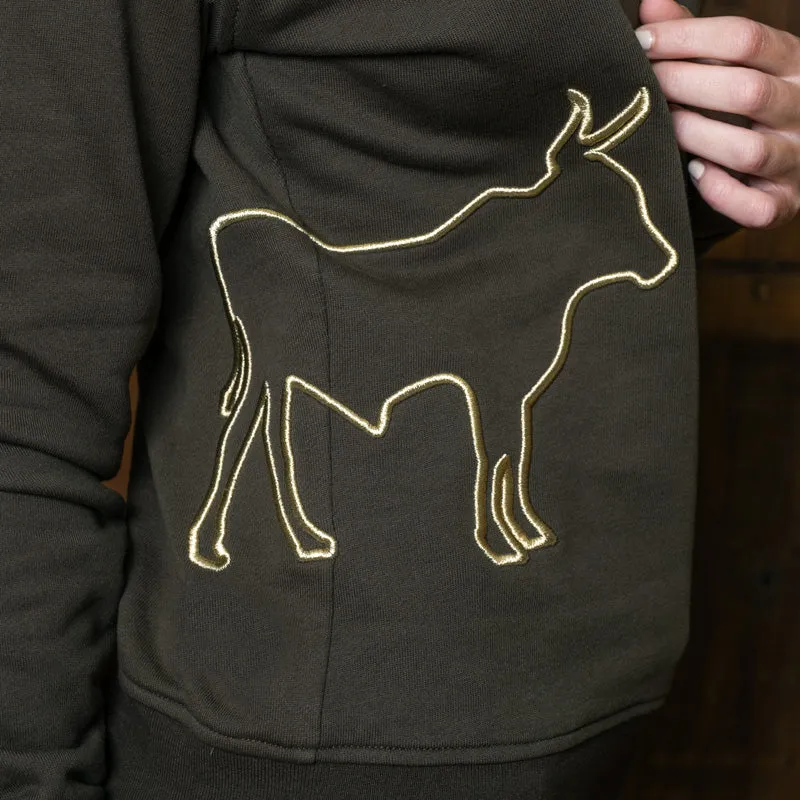 Nguni Love Sweatershirt Fatigue - Shop Now!