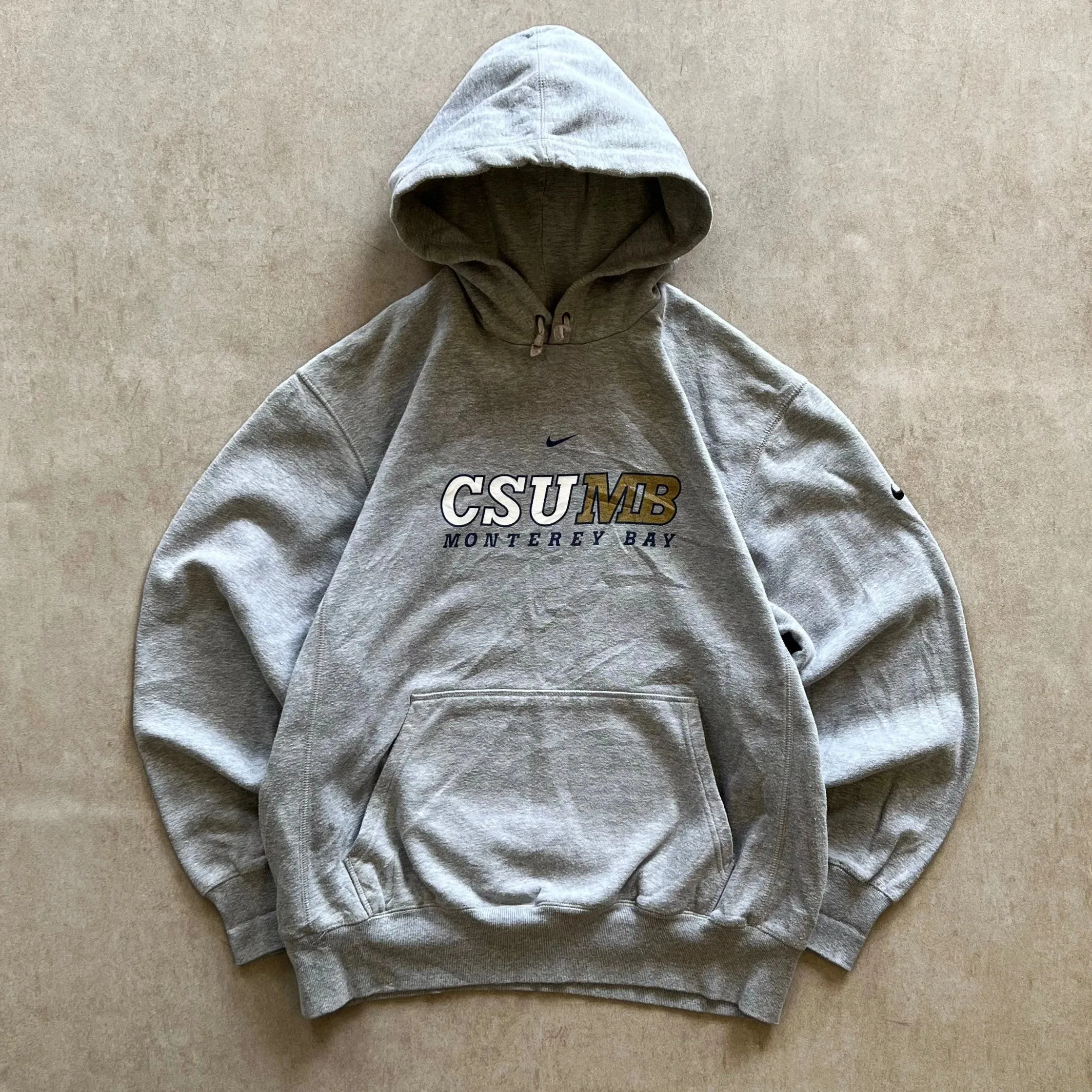 Nike Grey 'CSUMB' Monterey Bay Hoodie - XL