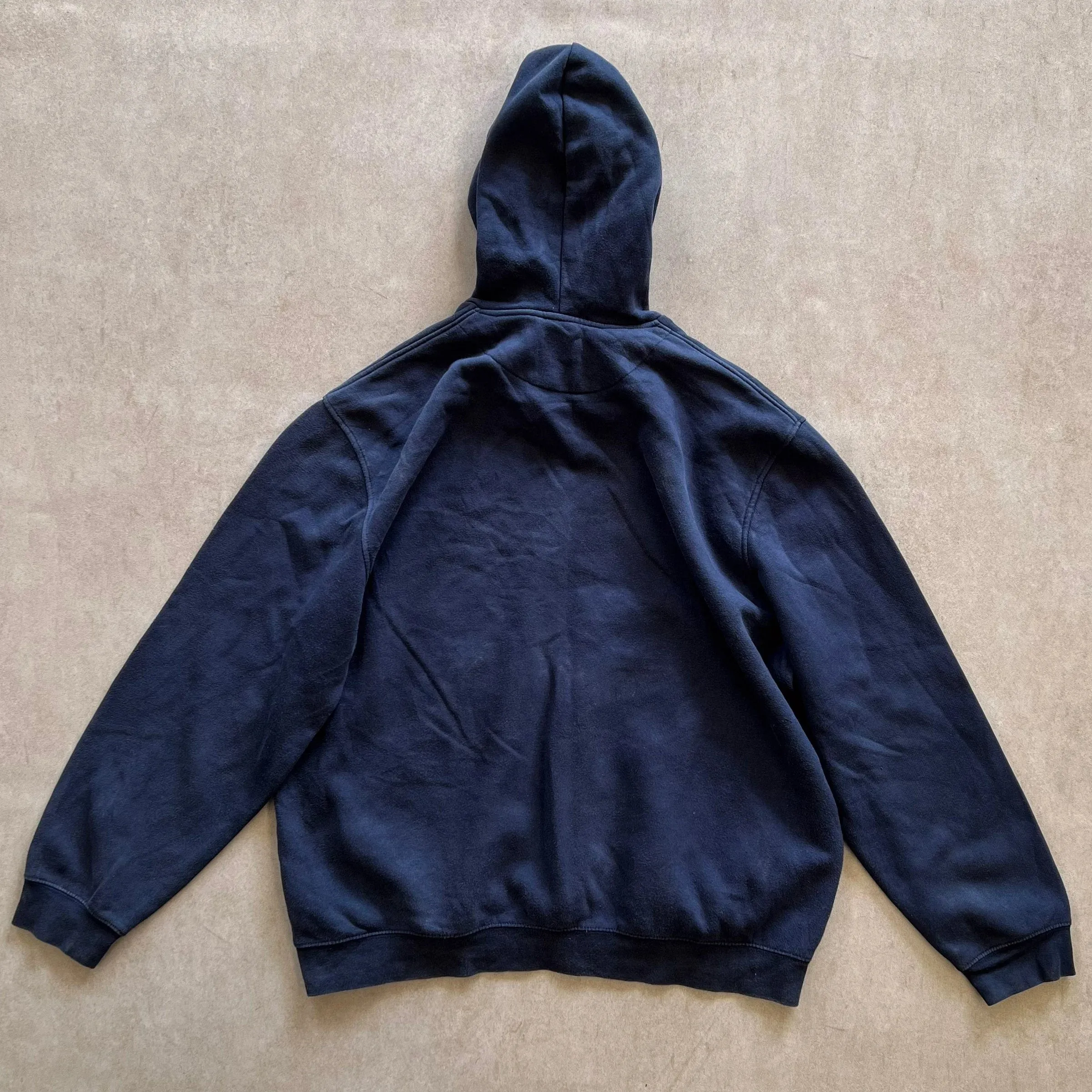 Nike Navy Graphic Logo Hoodie - XL