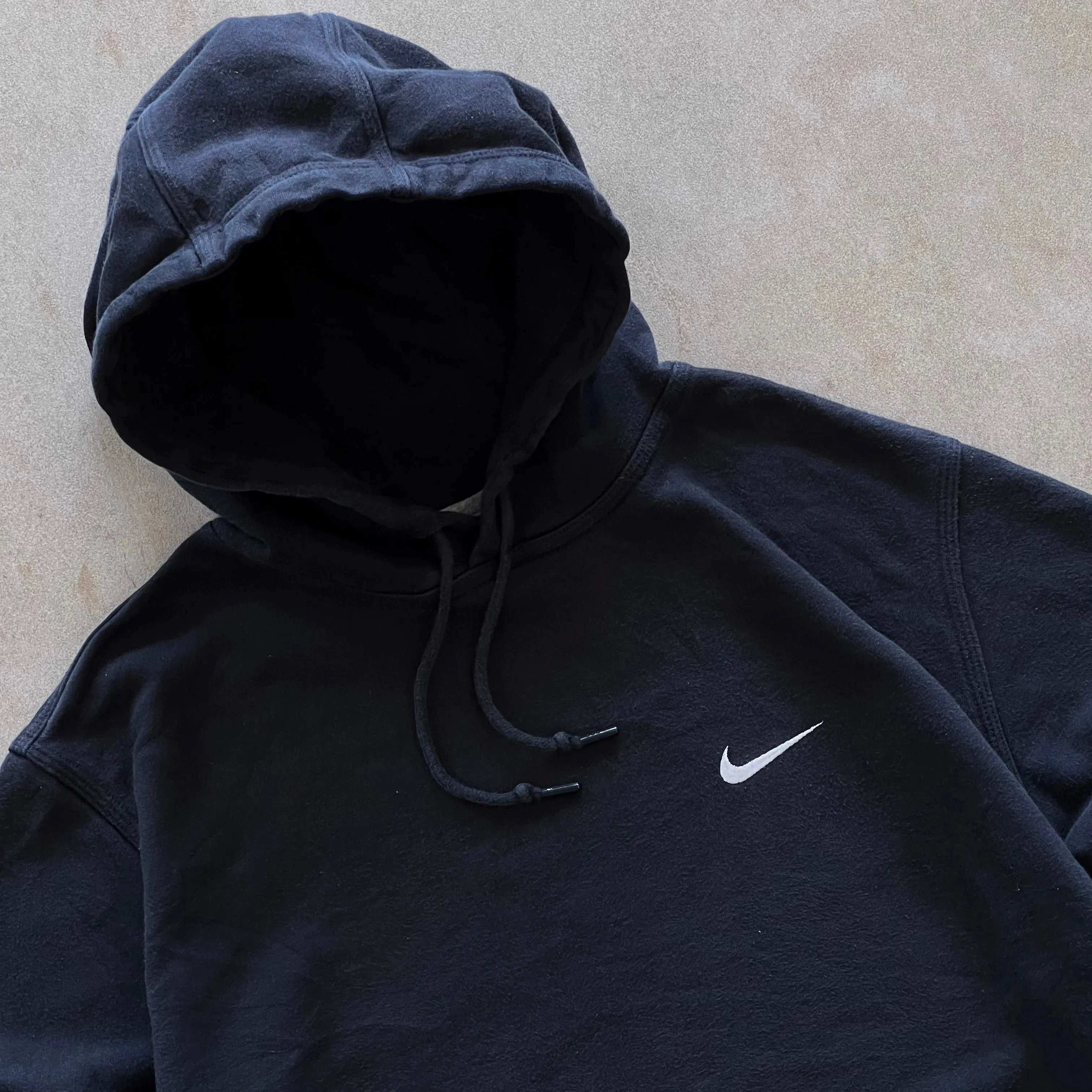 Nike Navy Mini Swoosh Hoodie - L