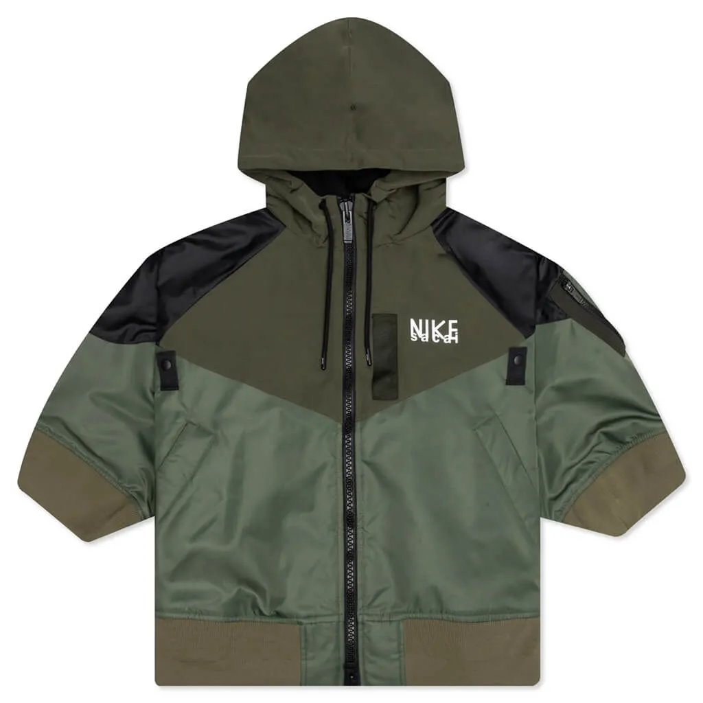 Nike x Sacai Women's NRG Zip Hooded Jacket - Cargo Khaki