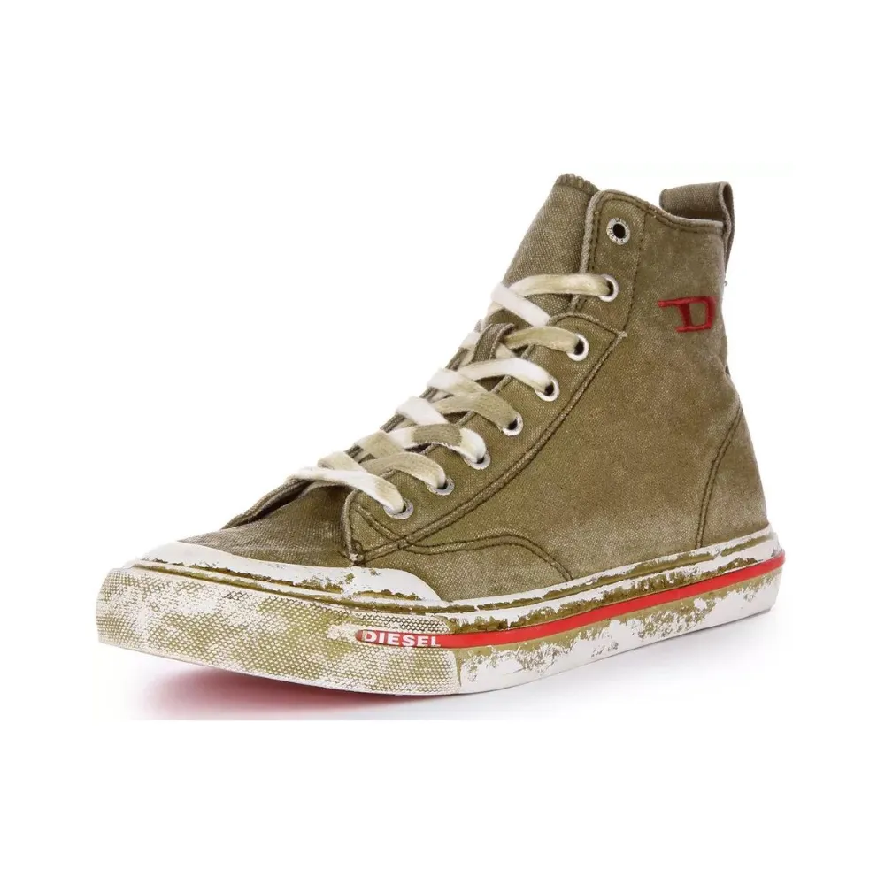 Olive Mid Sneakers for Men - Diesel Y02879P4751 S-Athos Collection