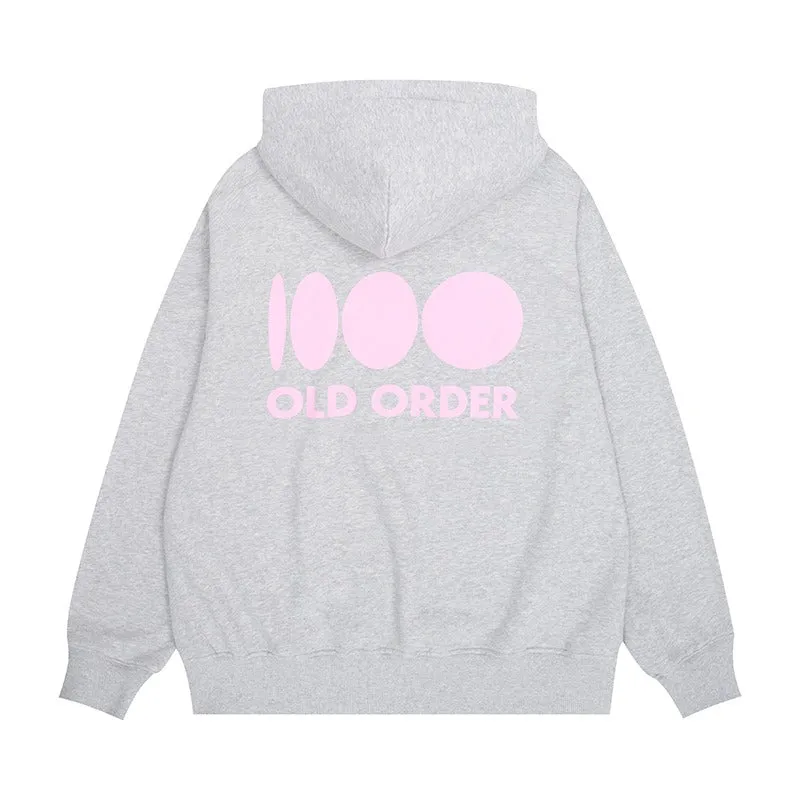 OO Embroidered Logo Zip Up Hoodie