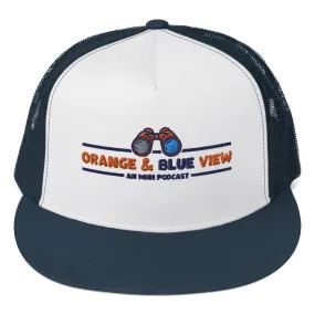 Orange & Blue View Truck Cap