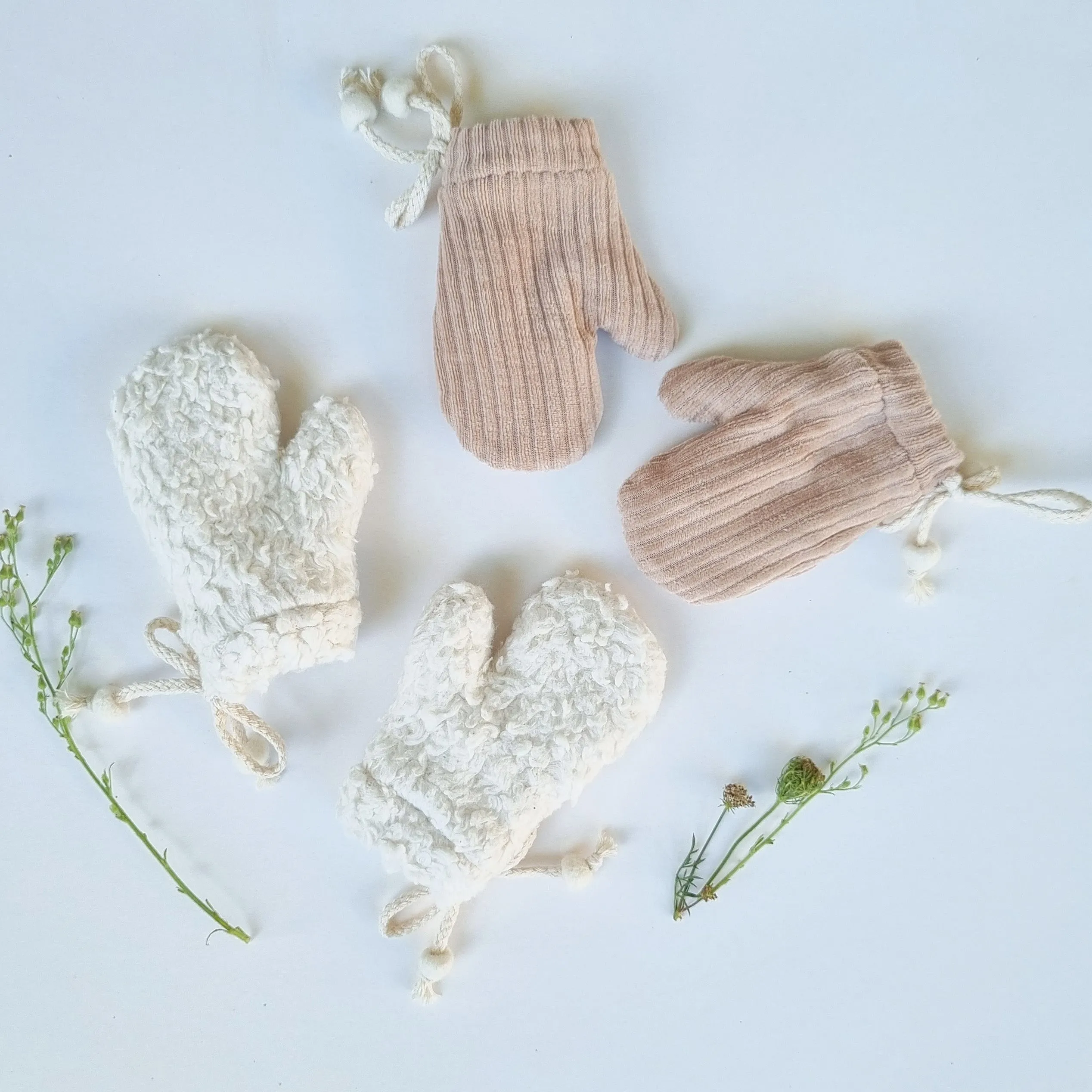 Organic Toddler Fleece Mittens