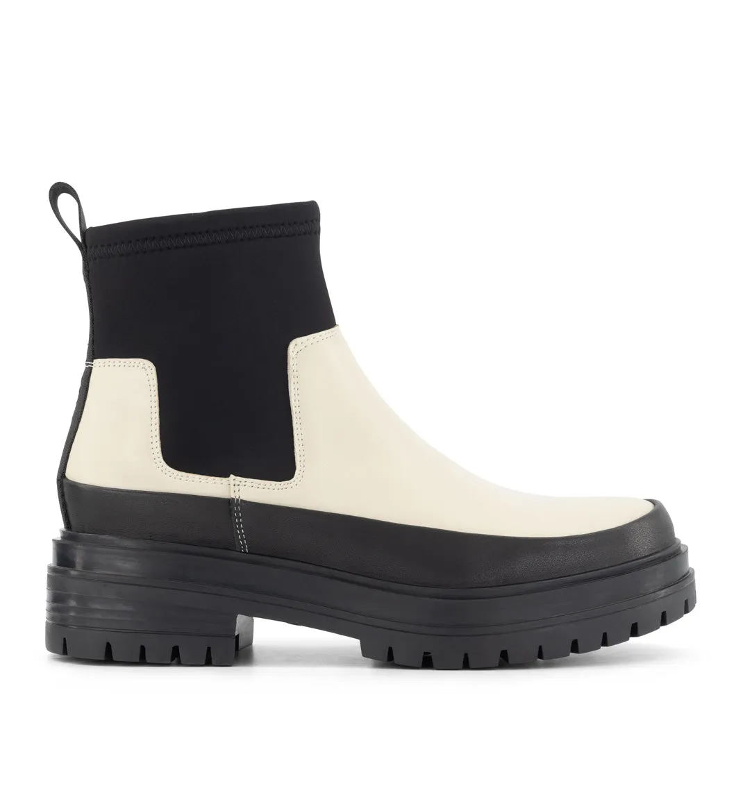 Orion Skies Leather Boot in Milk