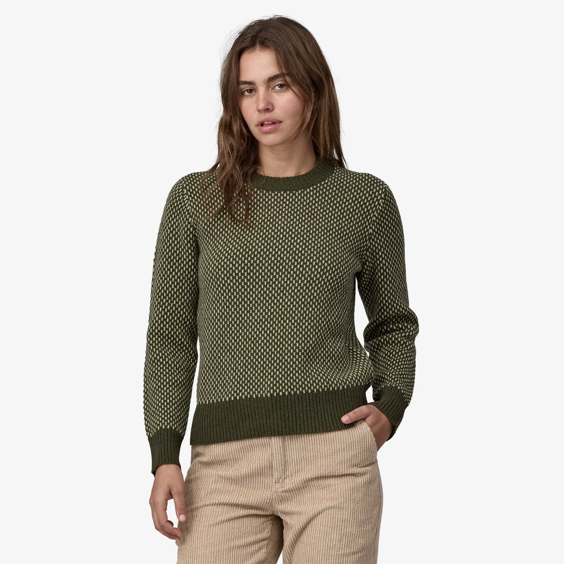 Patagonia W's Recycled Wool-Blend Crewneck Sweater