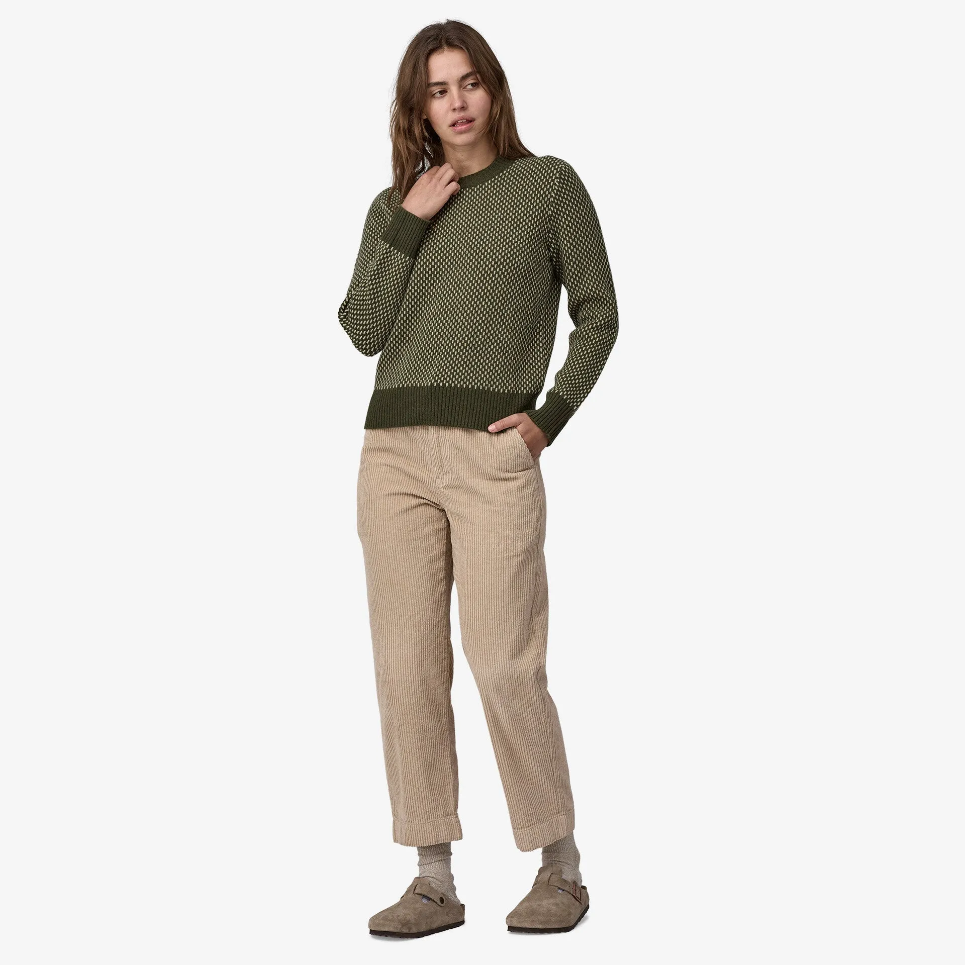 Patagonia W's Recycled Wool-Blend Crewneck Sweater