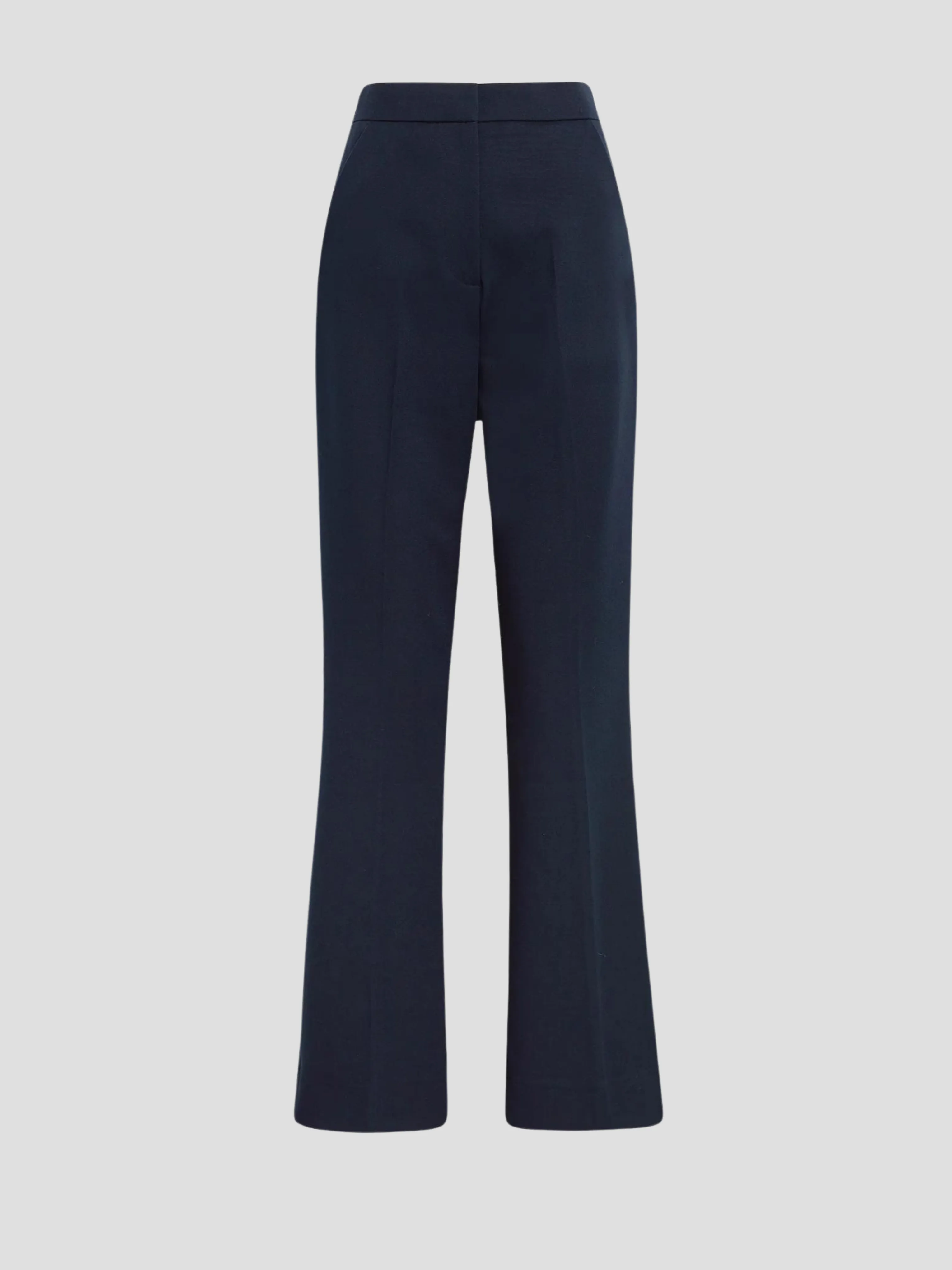 Phoebe Navy Crop Flare Pant