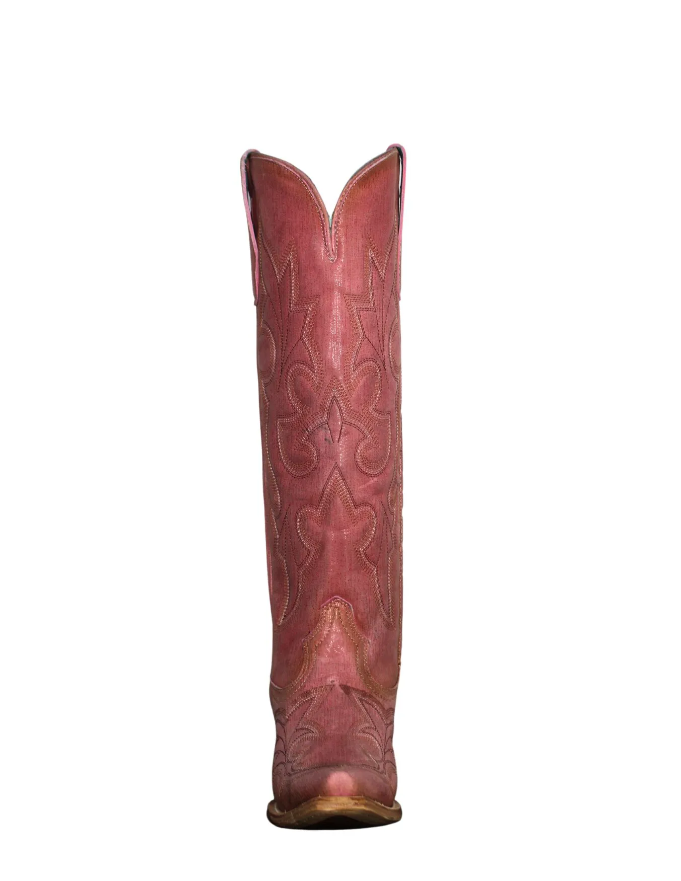 Pink embroidery tall top boots for women by Corral.