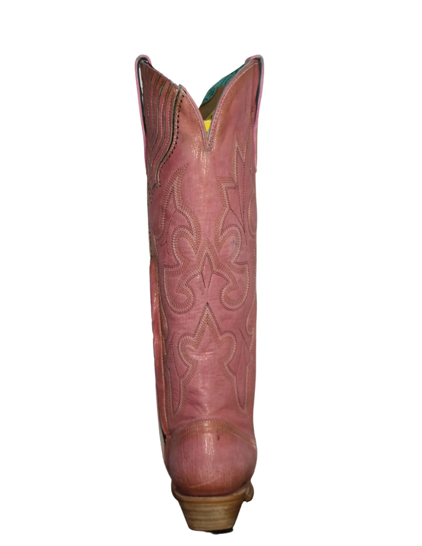 Pink embroidery tall top boots for women by Corral.