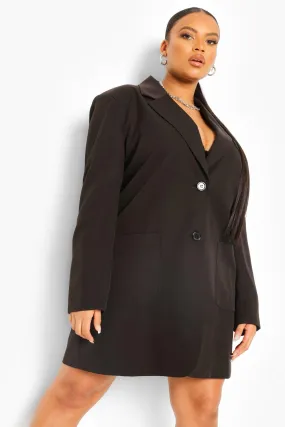 Plus Oversized Blazer Dress