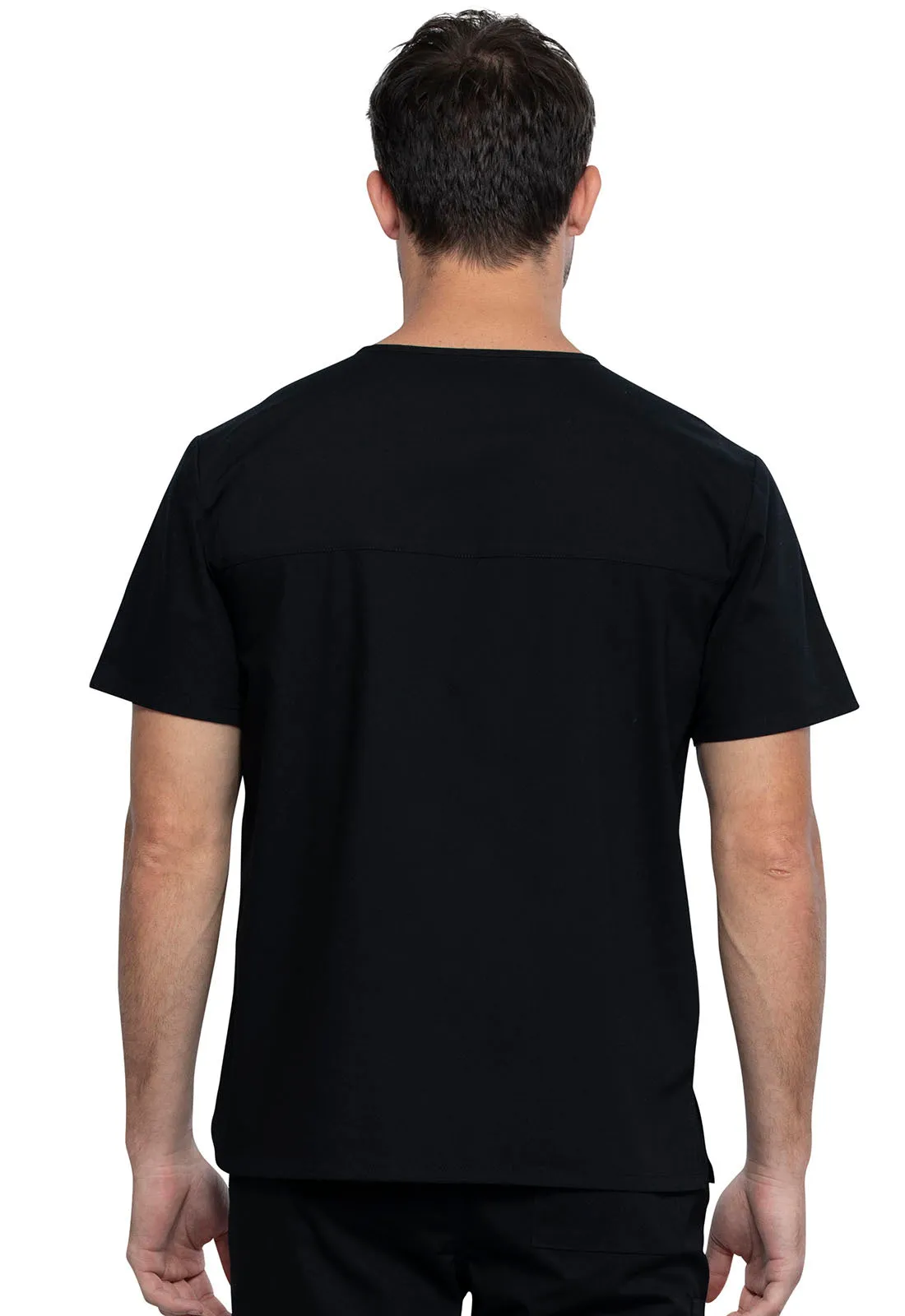 Professional Unisex V-Neck Top - Black