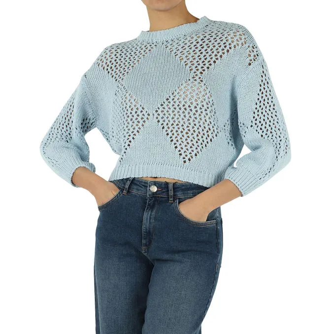 Pullover in Light Blue for Women - Best Price & Quality