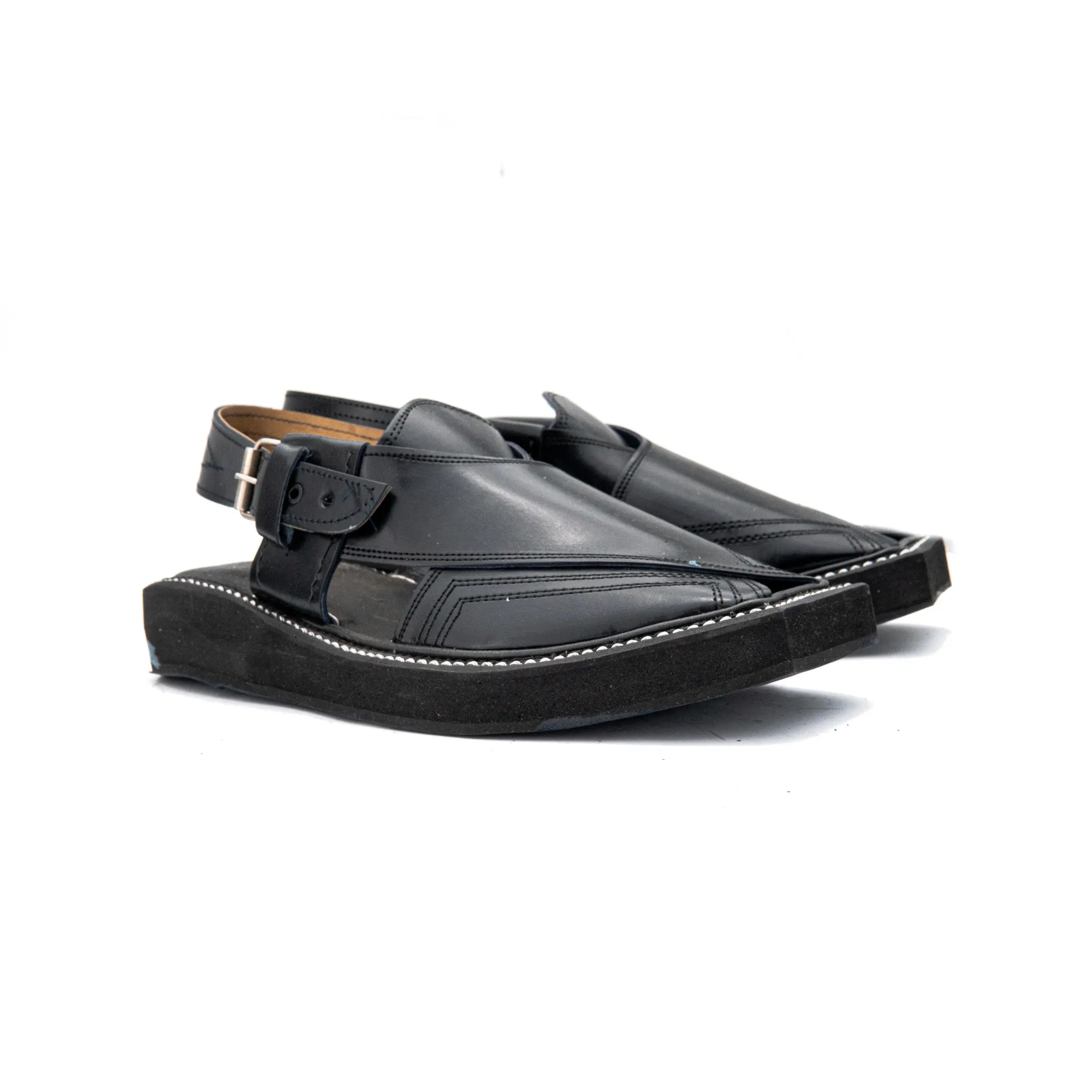 Pure Leather Peshawari Chappal - H35