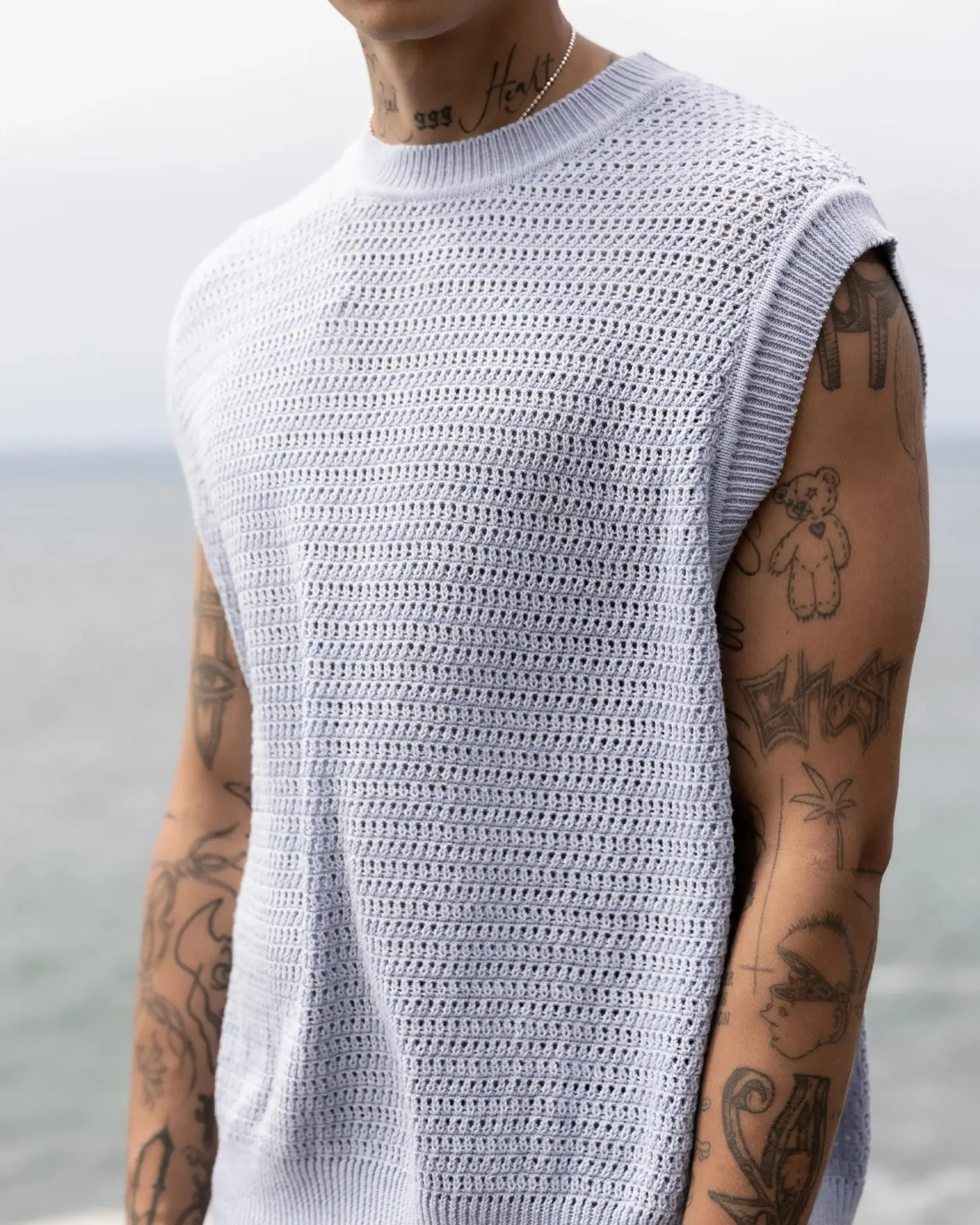 RA Glacier Knit Tank - Buy Online, Shop Now | Latest Collection of Glacier Knit Tanks | Affordable Prices | Trendy Fashion | Lim