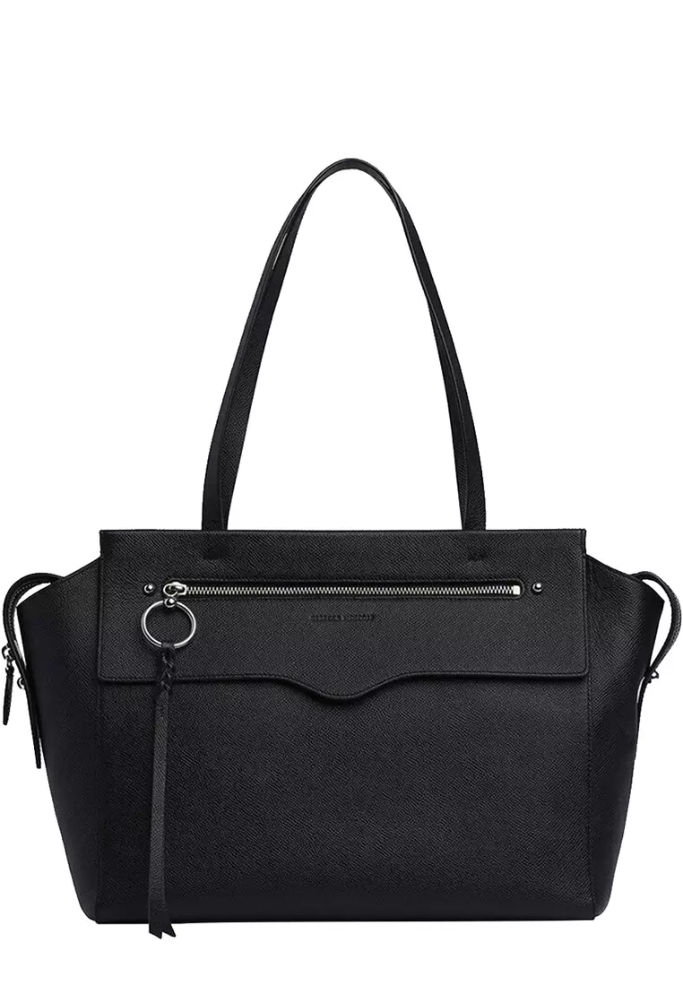 Rebecca Minkoff Rebecca Minkoff Gabby Leather Tote Bag in Black CU22MGAT38