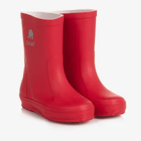 Red Rubber Rain Boots