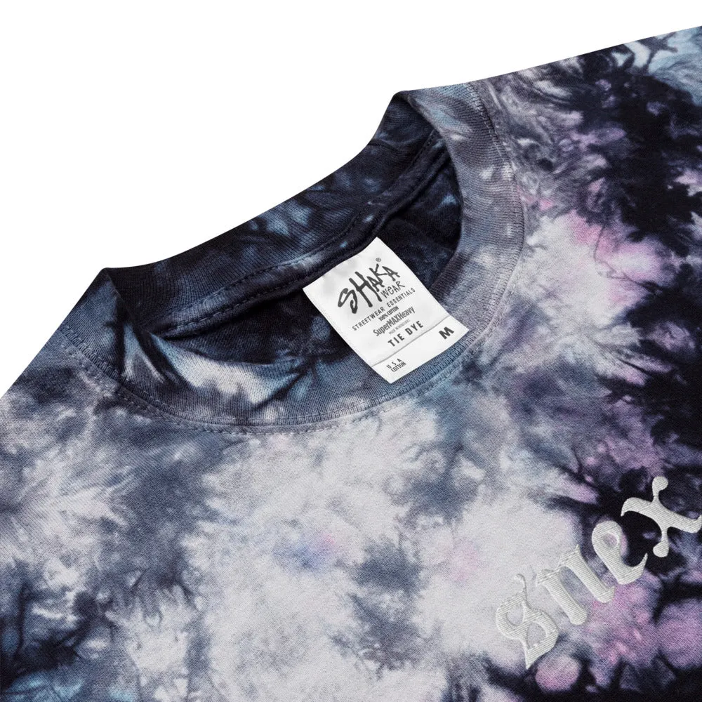 Result: Snex Tie Dye T-Shirt with Oversized Embroidery