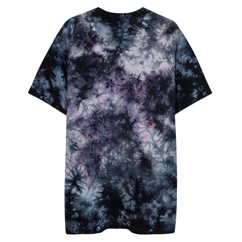 Result: Snex Tie Dye T-Shirt with Oversized Embroidery