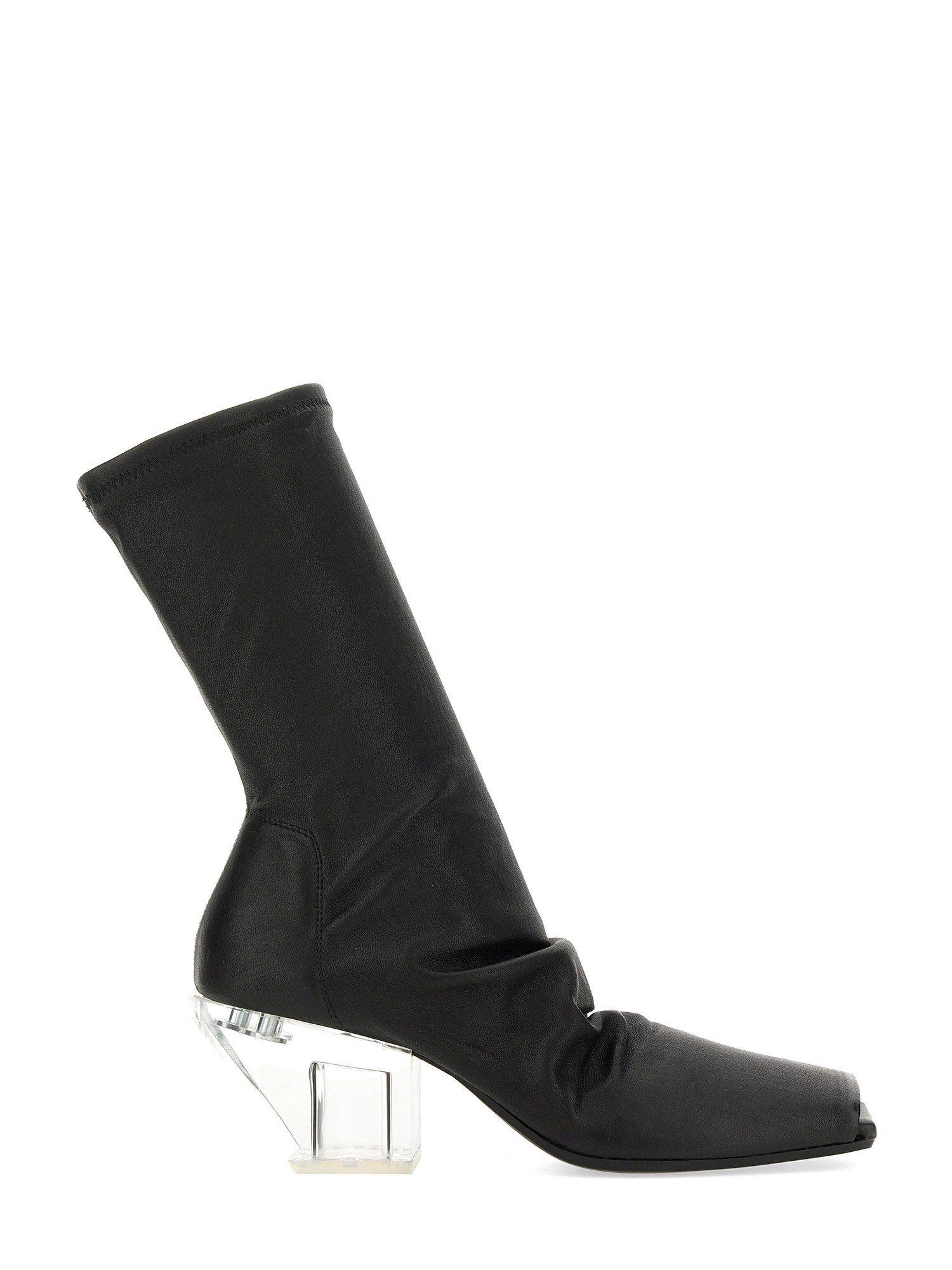 Rick Owens Stretch Leather Boot - High-Quality and Versatile Footwear