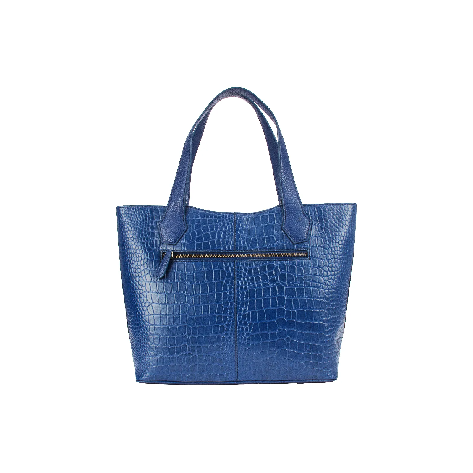 Riko Croc pattern Embossed leather Tote Bag