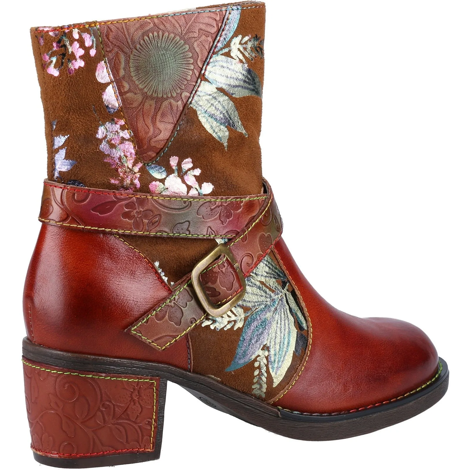 Riva Aisha Women's Floral Leather Boot