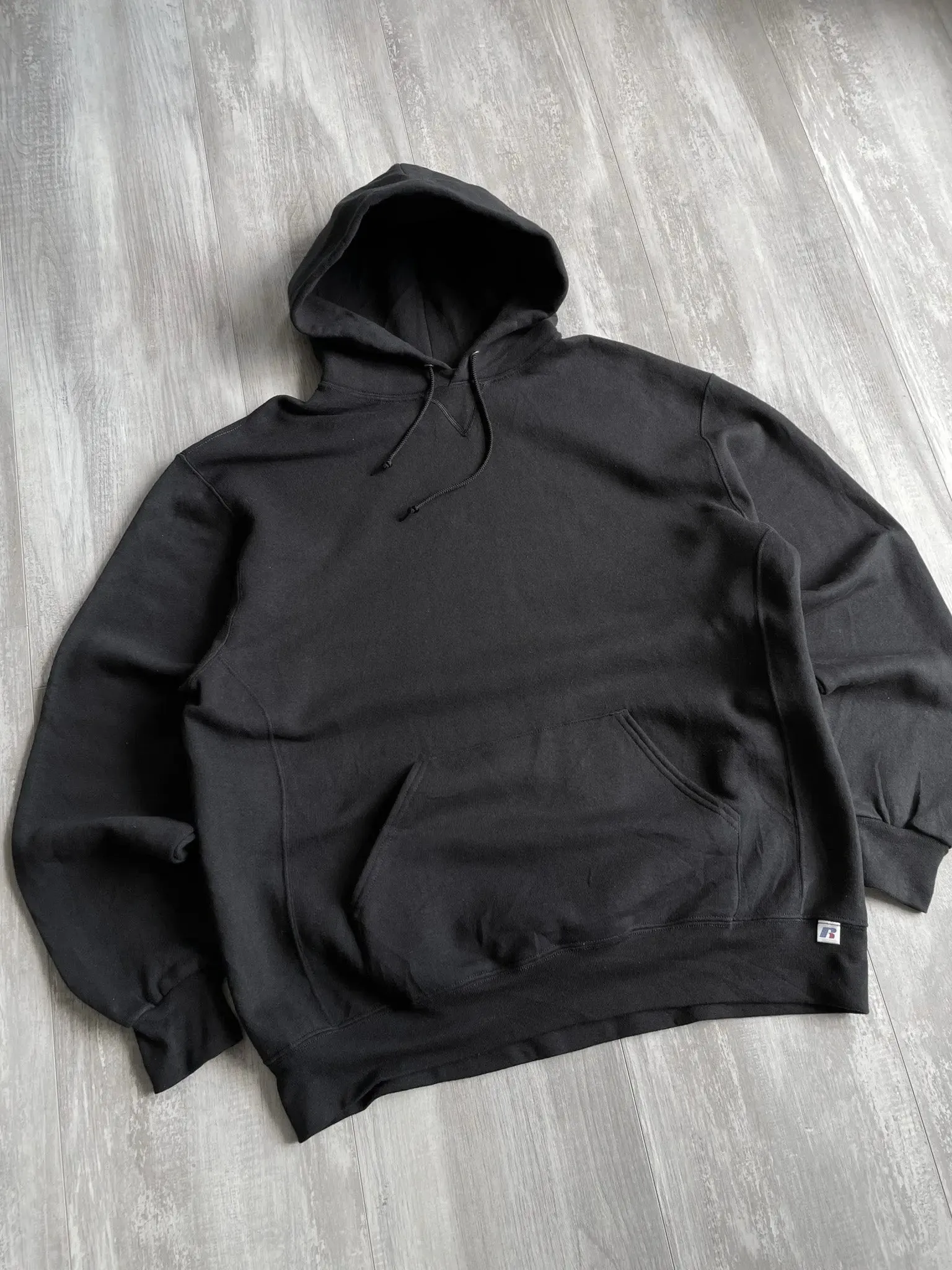 Russell Atheltic Black Hoodie - XL