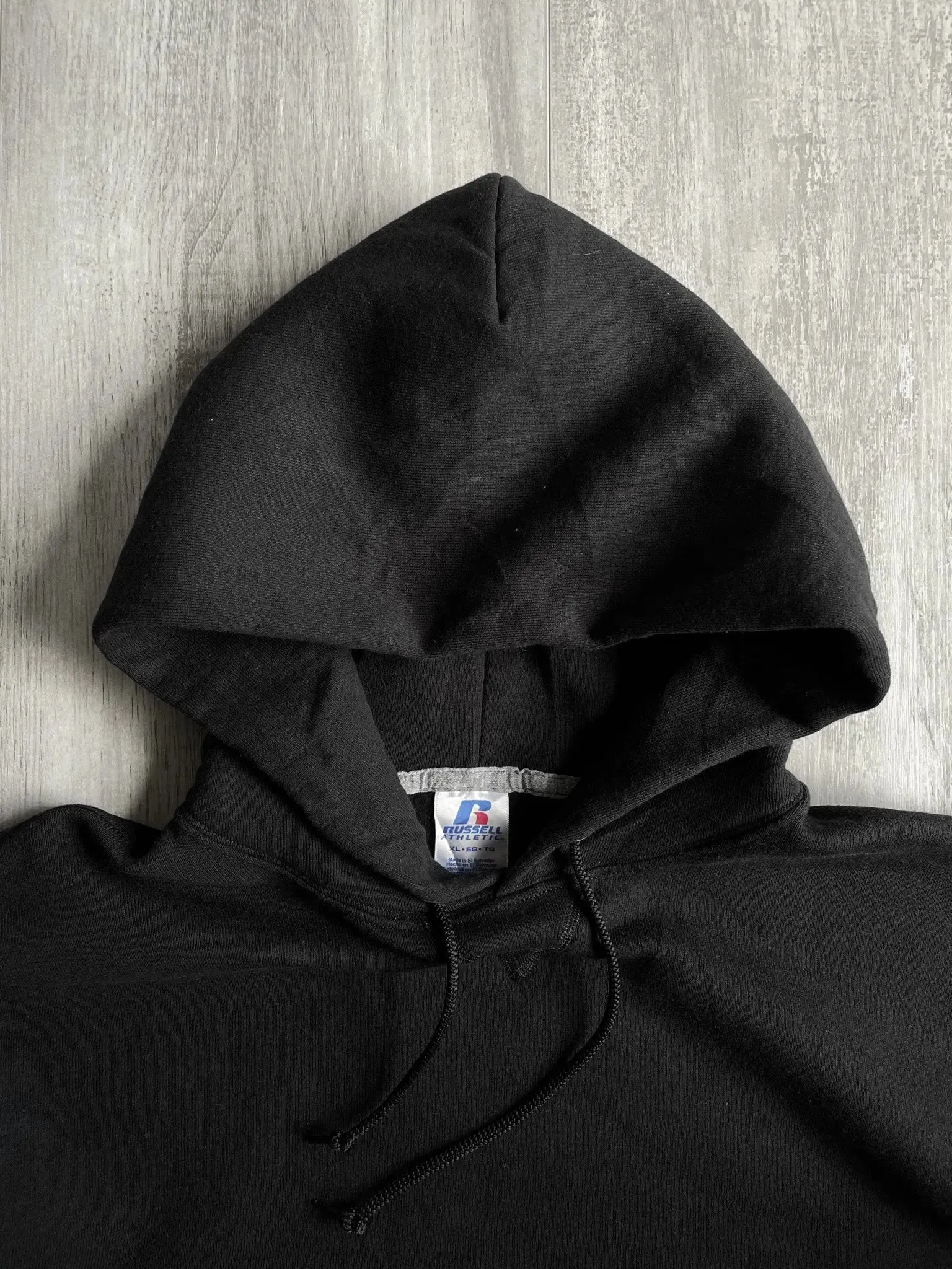 Russell Atheltic Black Hoodie - XL