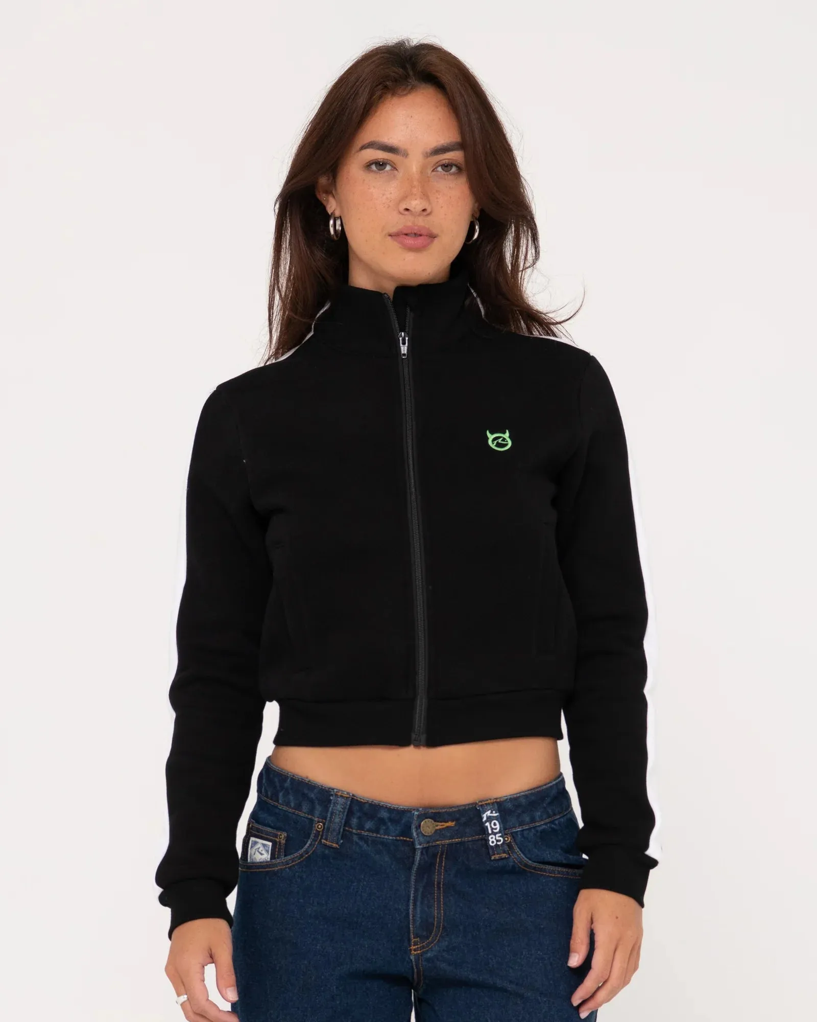 Rusty Norty Long Sleeve Fleece Zip Through