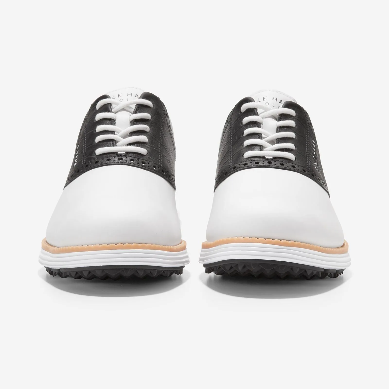 Saddle Golf Shoes White/Black/White - 2024