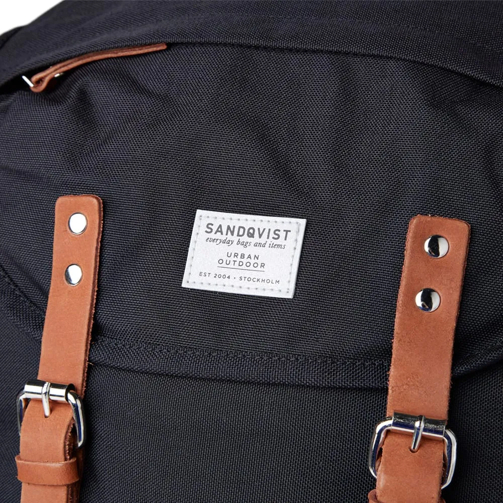 Sandqvist Hans Black Hiking Backpack