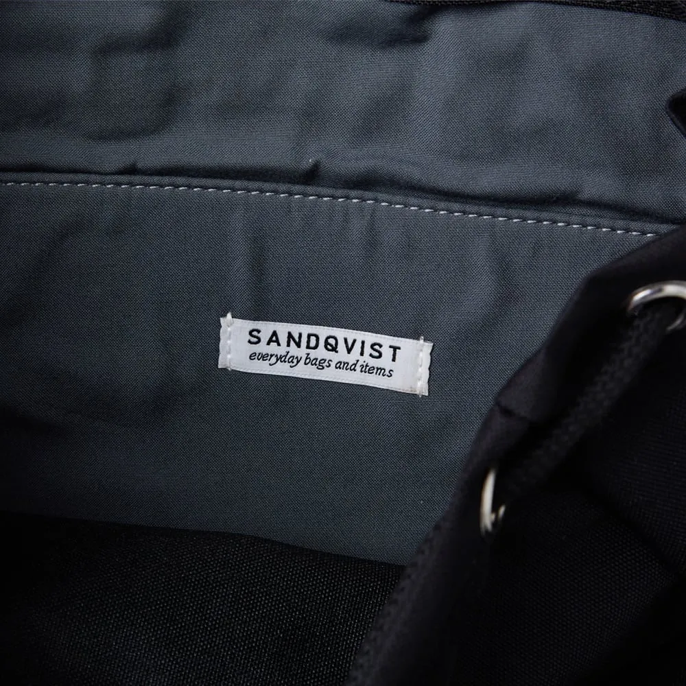 Sandqvist Hans Black Hiking Backpack