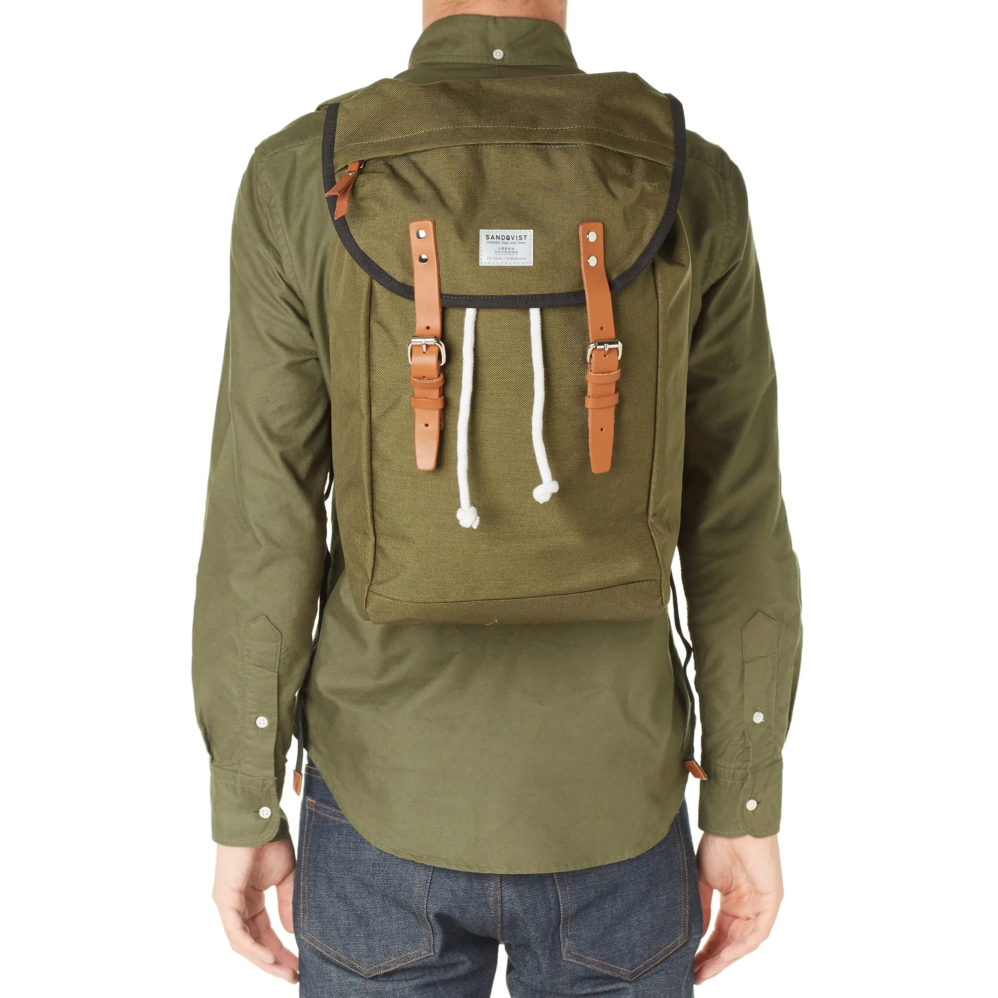 Sandqvist Hans Green Hiking Backpack