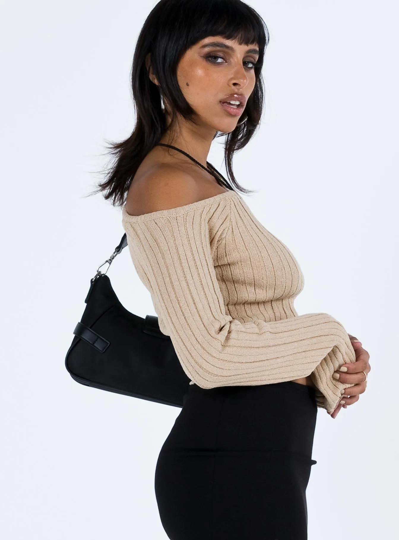 Santorini Beige Knit Top