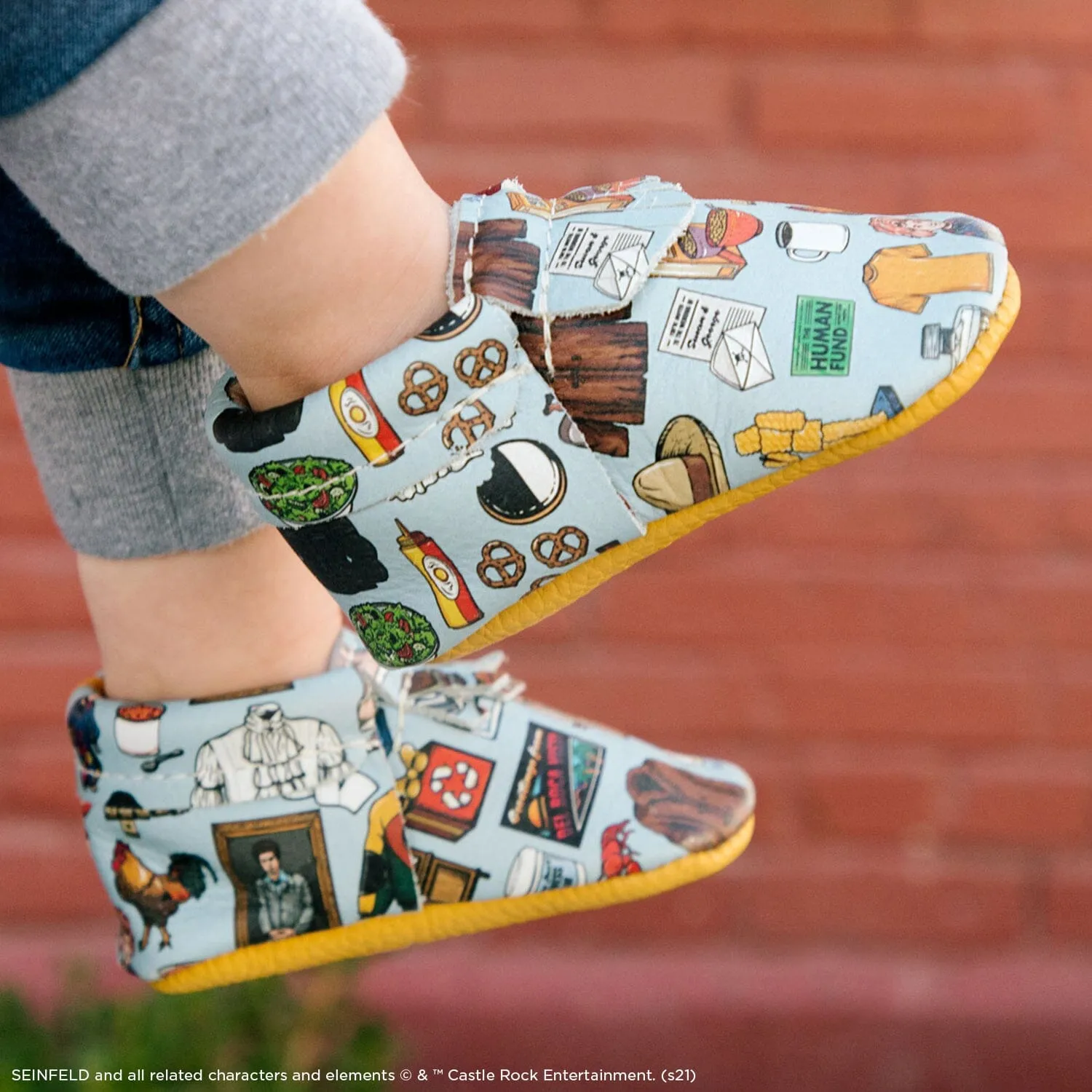 Seinfeld City Baby Shoe - Result: Urban-inspired Baby Shoes inspired by Seinfeld phenomenon