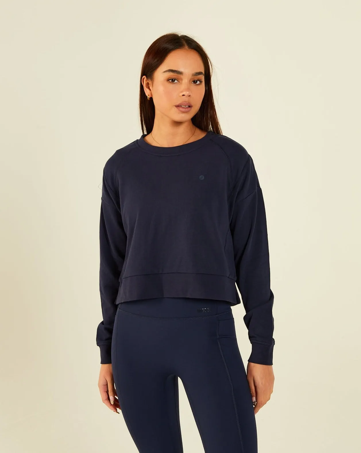 Sephora navy blue sweatshirt