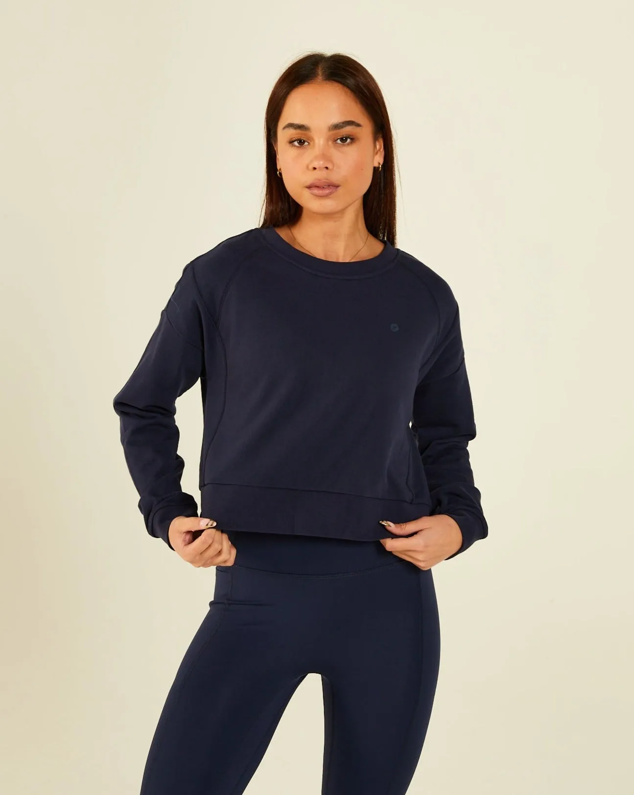 Sephora navy blue sweatshirt