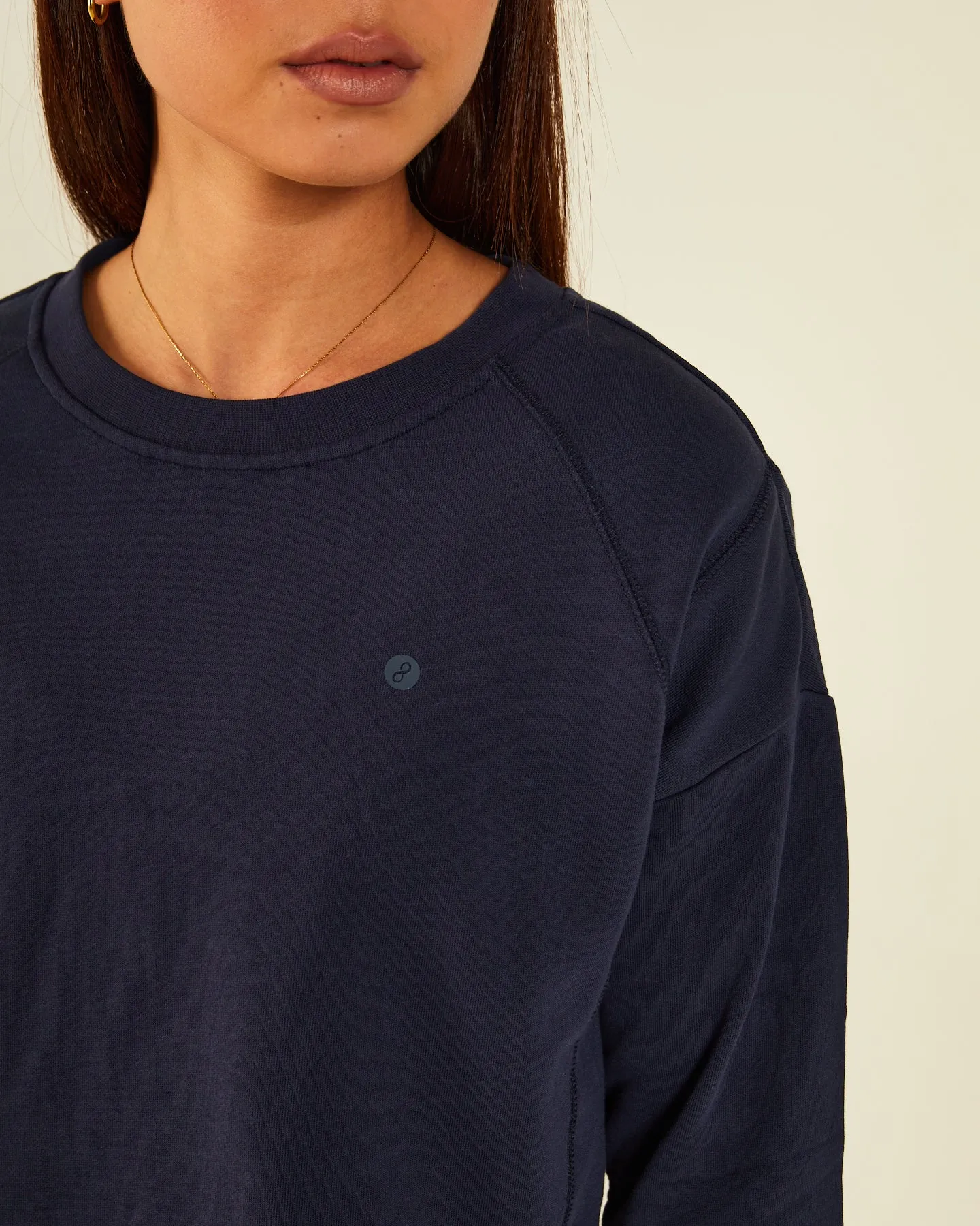 Sephora navy blue sweatshirt