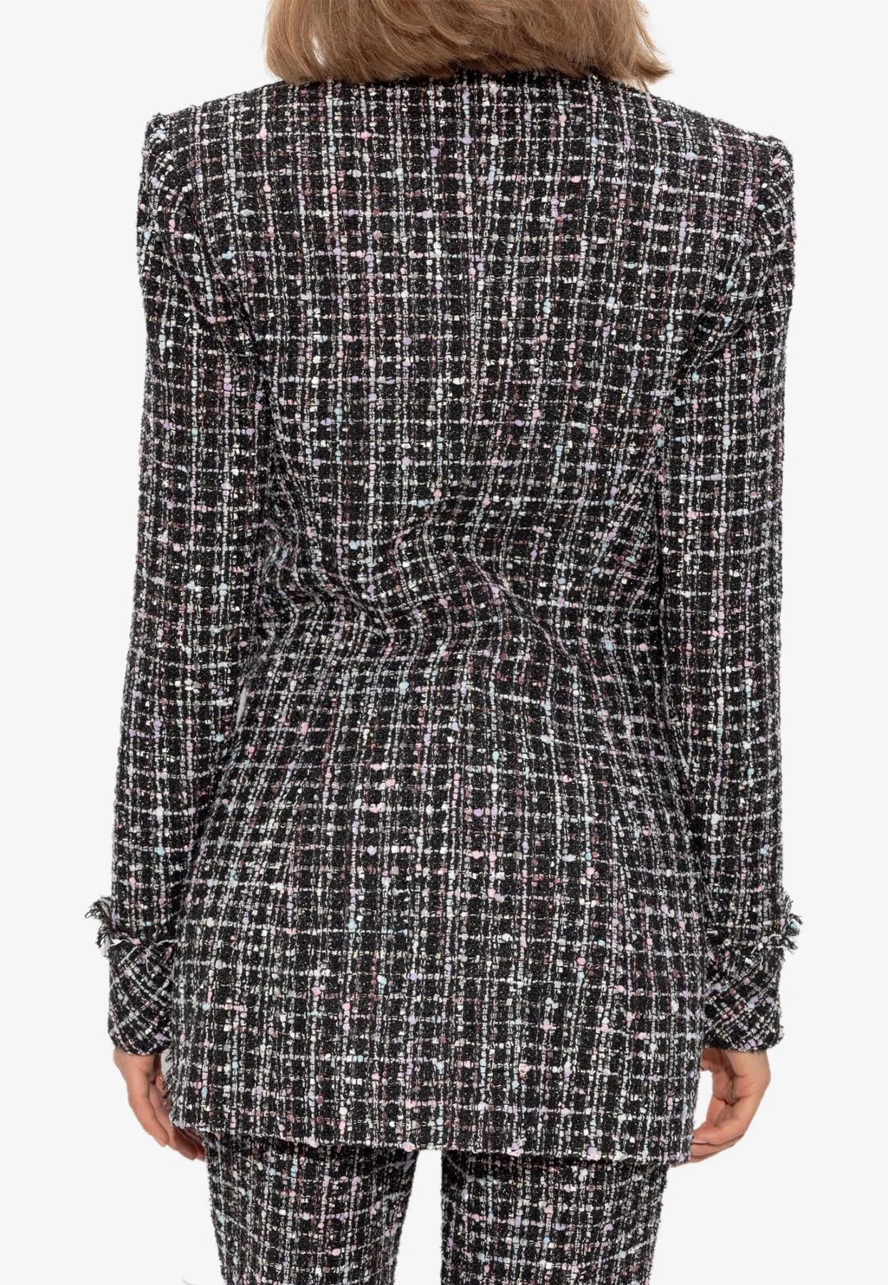 Single-Breasted Tweed Blazer