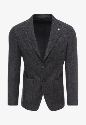 Single-Breasted Wool Blazer