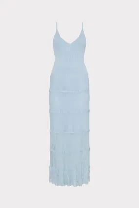 - Sleeveless Sheer Knit Dress